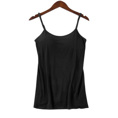 Νέο γεμιστό σουτιέν Μαλακό casual σουτιέν Tank Top Γυναικείο Μασίφ φανελάκι Cami Cami Γυναικείο φανελάκι με ενσωματωμένο σουτιέν Ρούχα γυμναστικής
