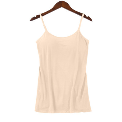 Νέο γεμιστό σουτιέν Μαλακό casual σουτιέν Tank Top Γυναικείο Μασίφ φανελάκι Cami Cami Γυναικείο φανελάκι με ενσωματωμένο σουτιέν Ρούχα γυμναστικής