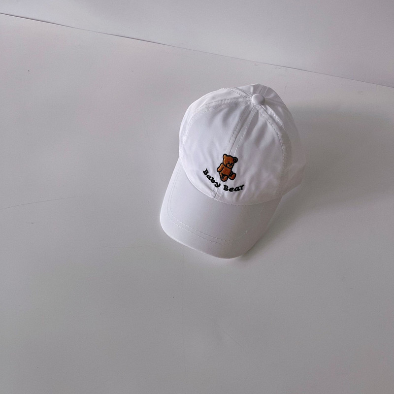 Zēns Meitene Bērni Vasaras plāna karikatūra Lācis Beisbols Zīdaiņu Izšuvumi Vēstule Kasete Bērnu Ikdienas sauļošanās cepure zīdaiņu aksesuāri