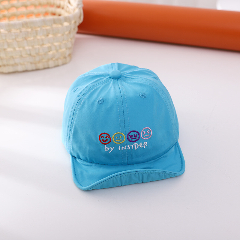 Pavasara rudens zīdaiņu zīdaiņu mīkstās malas kokvilnas beisbola cepures, bērnu izšuvumi, izteiksmes saules cepures bērnu burti Sunsrceen pludmales cepures