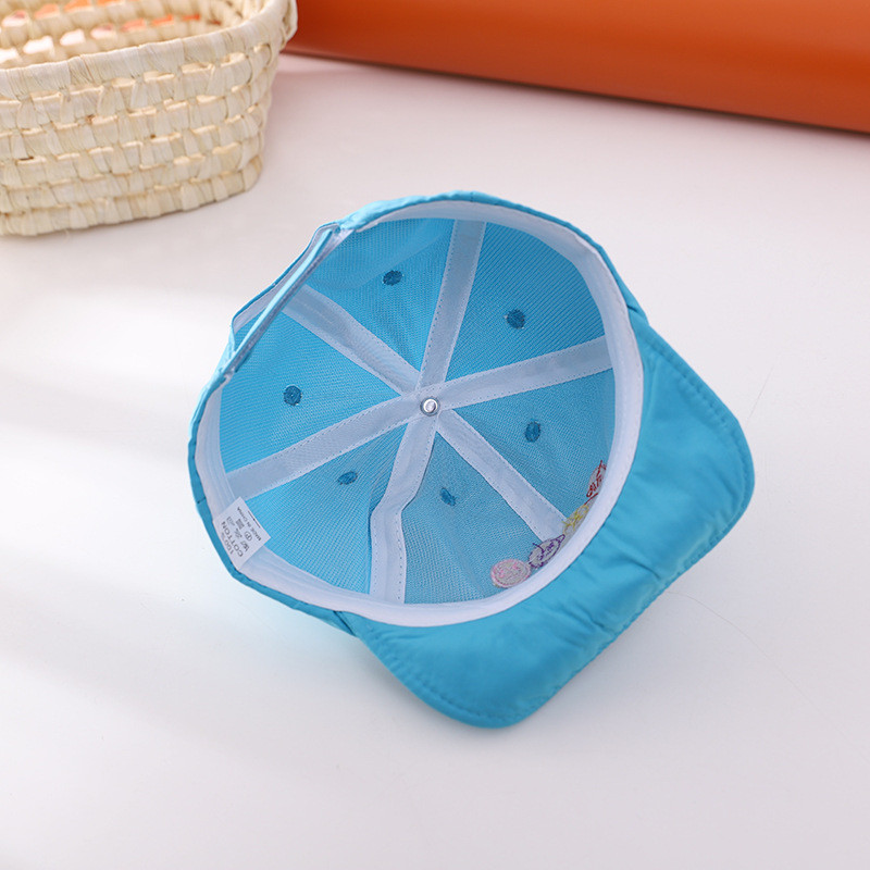 Pavasara rudens zīdaiņu zīdaiņu mīkstās malas kokvilnas beisbola cepures, bērnu izšuvumi, izteiksmes saules cepures bērnu burti Sunsrceen pludmales cepures