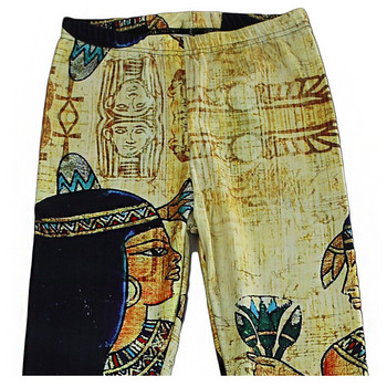 CUHAKCI Секси клинове Дамски панталони с дигитален печат Клеопатра Push Up Панталони Egypt Pharaoh Pattern Fitness Leggins
