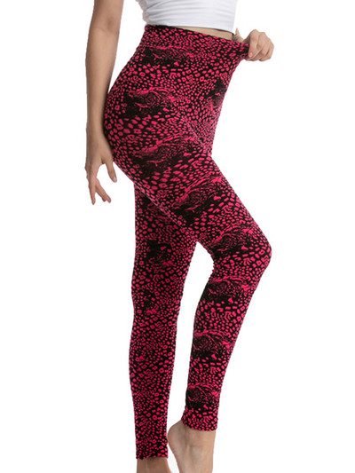 CHSDCSI női Push Up jóga nadrág Rugalmas magas derekú Kígyómintás Fitness Leggings Futóharisnya Légáteresztő nagy rugalmasság