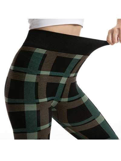 CHSDCSI női Push Up jóga nadrág Rugalmas magas derekú Kígyómintás Fitness Leggings Futóharisnya Légáteresztő nagy rugalmasság