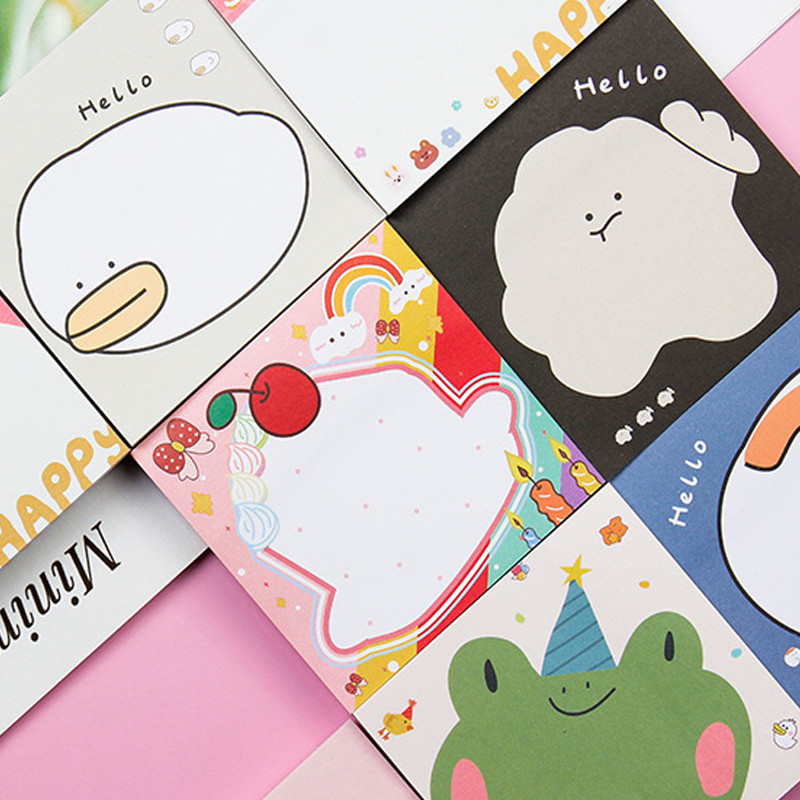 1Gb Radoša, jauka multfilma, krāsains papīrs, uzlīmes Piezīmes Ziņojums Piezīmju bloks Kancelejas preces Dāvanas Biroja un skolas piederumu vairumtirdzniecība