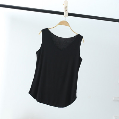 LERFEY Női Nyári Tank Ujjatlan V nyakú felsők Laza szinglett mellény Vékony pólók Soild Color Lányok Alkalmi pólók Camisetas