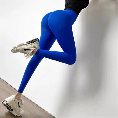 ASHEYWR Фитнес клинове с висока талия Дамски леггинси с повдигане на дупето Тренировка Push Up Leggins Скини високи еластични безшевни клинове Панталони Дамски