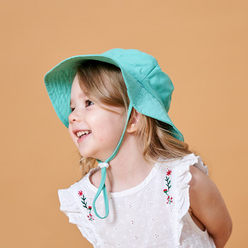 Сладки бебешки шапки с кофи Нови пролетни детски плътни сенници Плажна шапка Външна лятна шапка за момчета Момичета Карикатурна шапка Риболовни шапки за 0-8 години