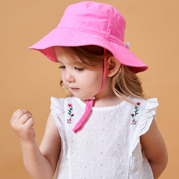 Χαριτωμένα παιδικά καπέλα με κουβά Νέα ανοιξιάτικα παιδικά καπέλο παραλίας με μασίφ ηλιοκαπέλο υπαίθριου καλοκαιριού για αγόρια για κορίτσια με καρτούν Καπέλα ψαρέματος για 0-8 ετών