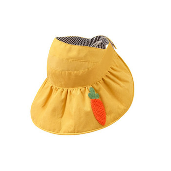 Παιδικό κοριτσάκι κουβά Καπέλο Καπέλο Fisherman Hat Καπέλο ηλίου Καπέλο γονέα-παιδιού Καλοκαιρινό αντηλιακό αντηλιακό καπέλο εξωτερικού χώρου Αξεσουάρ για μωρά 3-8 ετών