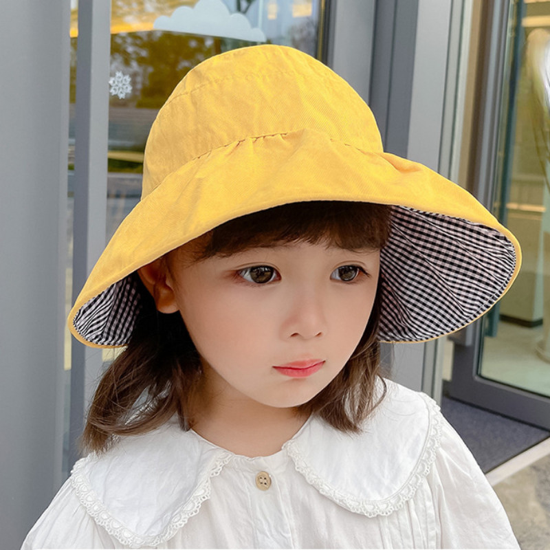Παιδικό κοριτσάκι κουβά Καπέλο Καπέλο Fisherman Hat Καπέλο ηλίου Καπέλο γονέα-παιδιού Καλοκαιρινό αντηλιακό αντηλιακό καπέλο εξωτερικού χώρου Αξεσουάρ για μωρά 3-8 ετών
