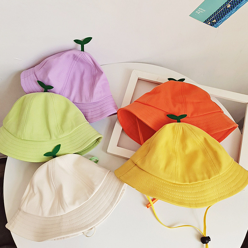 Ανοιξιάτικο καπέλο για νήπιο με Παιδικό βλασταράκι Κορδόνι Ψαρά Καπέλα Βαμβακερό ηλιακό καπέλο παραλίας για αγόρι κορίτσι Παιδιά πράσινο καπέλο Panama