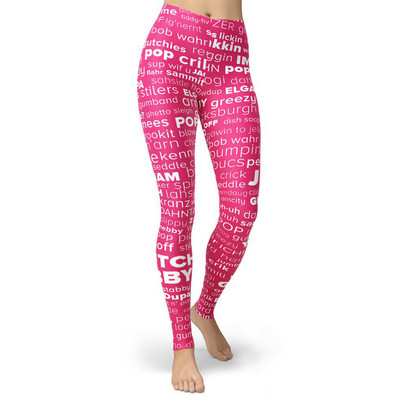 Fekete Design Vékony csíkos nyomtatott Sport Női Leggings Szűk Push Up nadrágok Femme Fitness Túrázás Magas derekú Edzőterem Leggins Ruhák