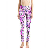 Női Divat Leggings Virágos lajhár Nyomtatott leggins Karcsú legins Magas derekú Leggings Női nadrág