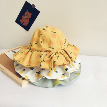Καλοκαιρινό καπέλο για κορίτσια Beauty Floral καπέλο παραλίας Ψάθινη τσάντα Νέα άνοιξη Παιδικό ψάθινο καπέλο Βρεφικά καπέλα ηλίου 2-4 ετών