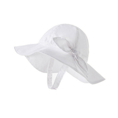 0-4Y Baby Bucket Hat Fiúk Lányok Nyári Soft Top napvédő sapkák Toddler széles karimájú napvédő sapka állítható pántokkal