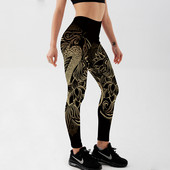 Női fekete leggings nyári puha elasztikus edzés nadrág csíkos nyomott egyszerű stílus nagy méretű fitnesz nadrág