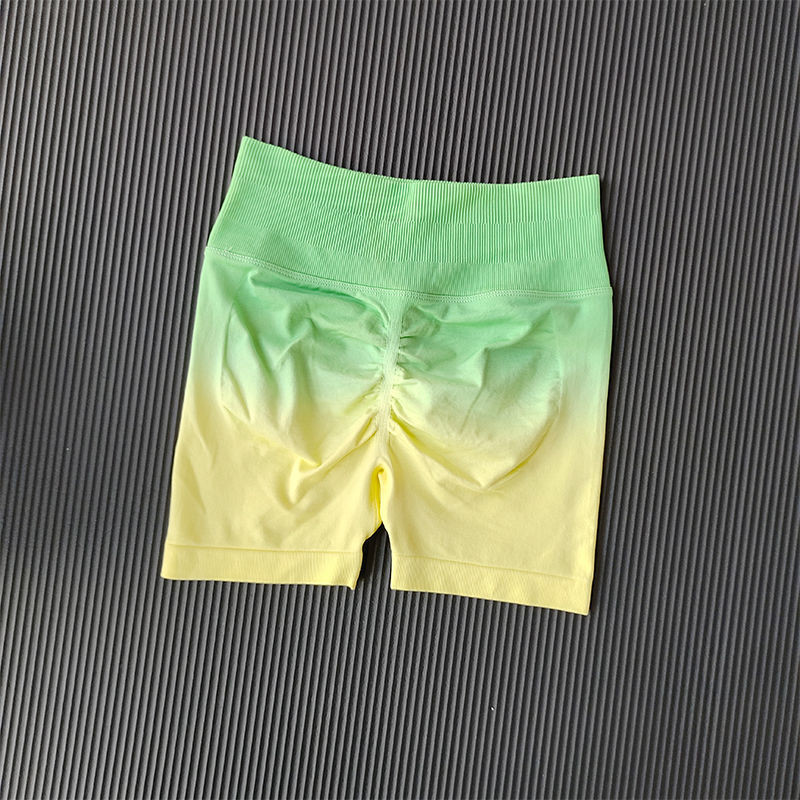 Πολύχρωμο κολάν ντεγκραντέ Γυναικείο λεπτό ψηλό ελαστικό σπορ στυλ Bodybuilding Σπουδαστές Γρήγορο στέγνωμα Αναπνεύσιμο Δημοφιλές καθημερινό βασικό