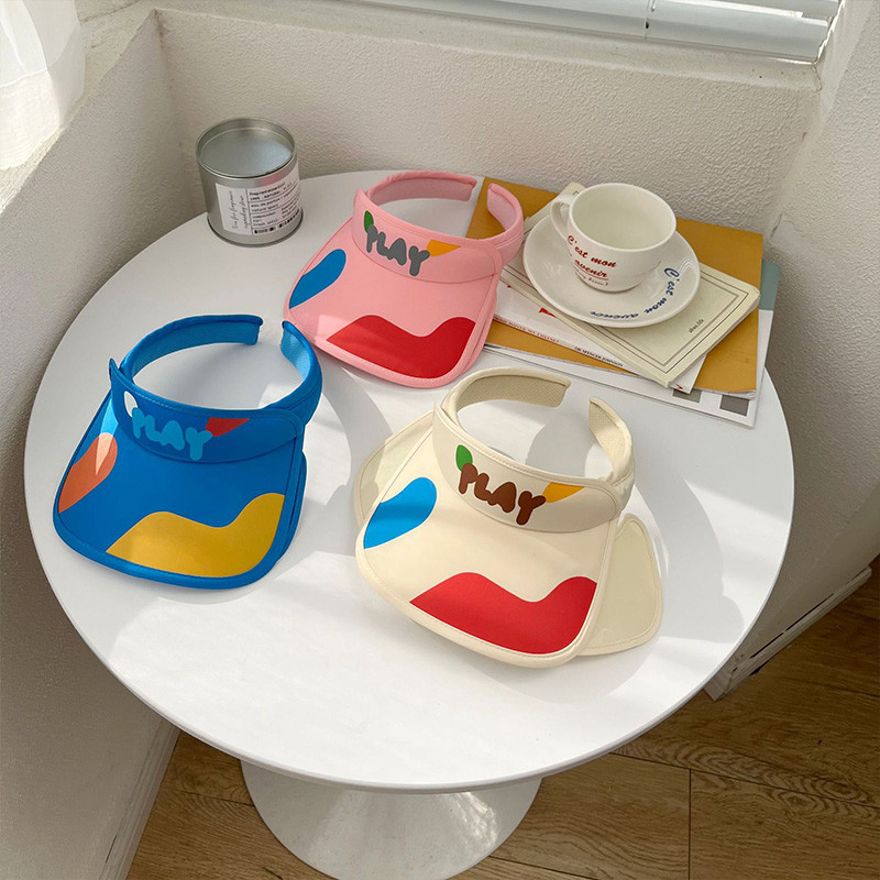 Ρυθμιζόμενο παιδικό καπέλο καλοκαιρινό παιδικό καπέλο παραλίας για αγόρια κορίτσια Πολύχρωμα παιδικά καπέλα παραθαλάσσιου εξωτερικού χώρου Αξεσουάρ 2-6Y