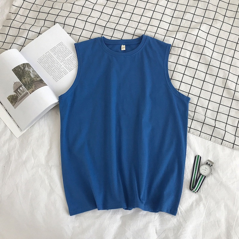 10 Χρώματα Μασίφ ντεπόζιτα Γυναικείες Βασικό Καθαρό Κορεάτικο Στιλ Κομψό Μοντέρνο All-Match BF Leisure Γυναικείο Top Loose Unisex 4XL Daily Simple