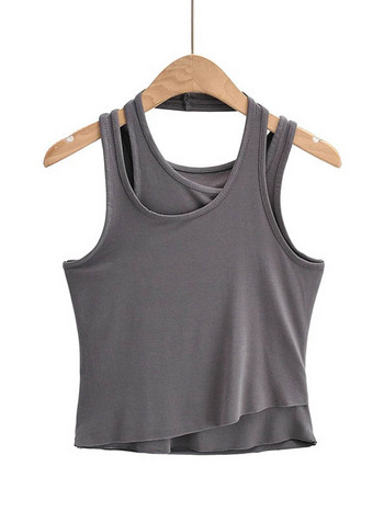 Καλοκαίρι 2023 ΝΕΑ άφιξη Crop tops Streetwear Νεανικά streetwear Halter Sexy Tank Top