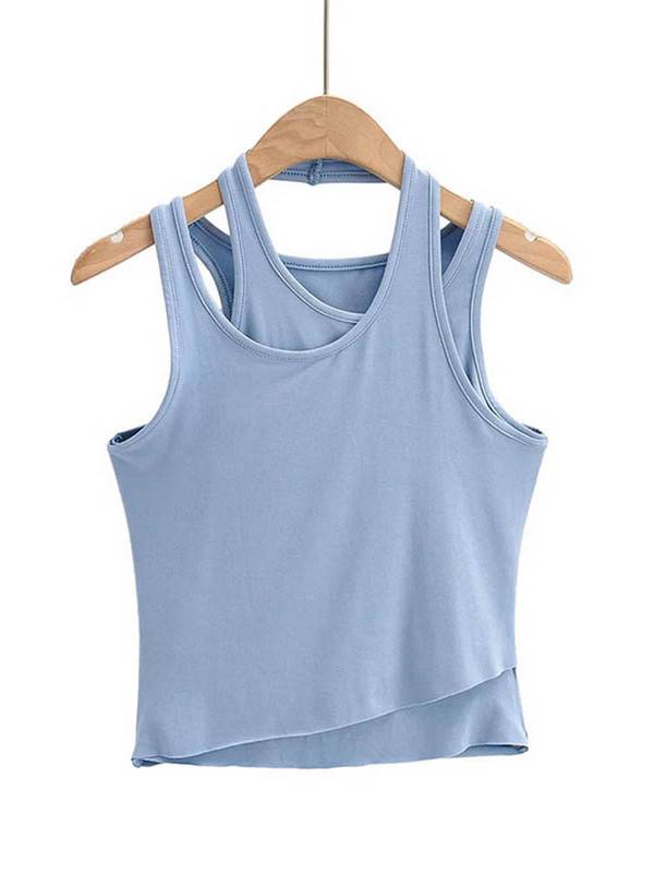 Καλοκαίρι 2023 ΝΕΑ άφιξη Crop tops Streetwear Νεανικά streetwear Halter Sexy Tank Top