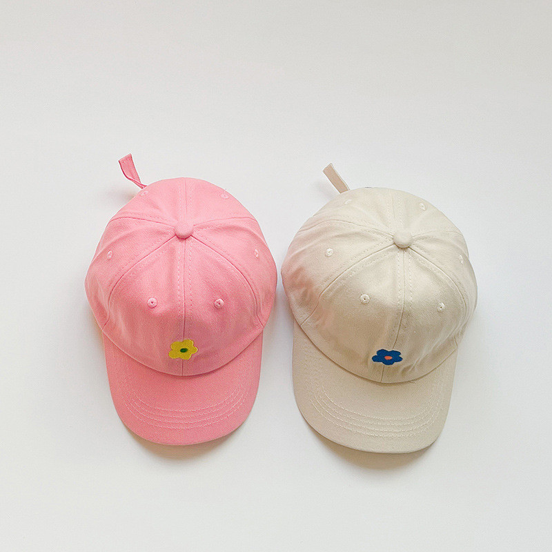 Παιδικό καπέλο μπέιζμπολ με λουλούδια Παιδικό καπέλο μπέιζμπολ Άνοιξη Καλοκαίρι ρυθμιζόμενο αντηλιακό καπέλα ηλίου Κορεάτικο βαμβακερό αγόρι για κορίτσι Παιδικά καπέλα παραλίας