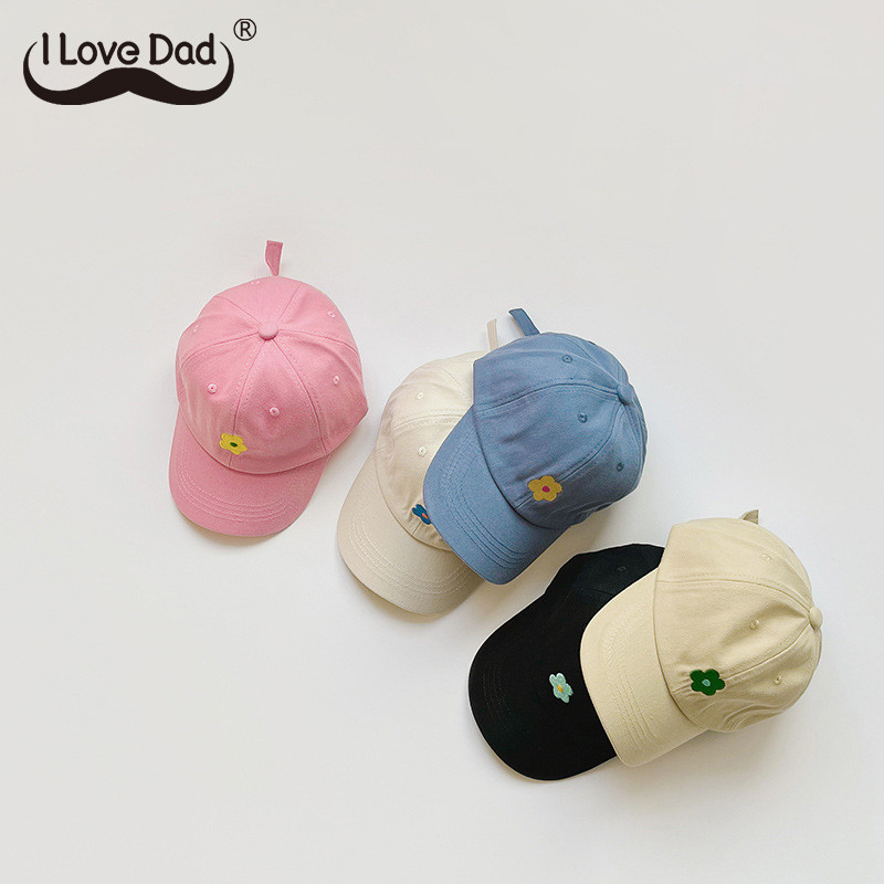 Παιδικό καπέλο μπέιζμπολ με λουλούδια Παιδικό καπέλο μπέιζμπολ Άνοιξη Καλοκαίρι ρυθμιζόμενο αντηλιακό καπέλα ηλίου Κορεάτικο βαμβακερό αγόρι για κορίτσι Παιδικά καπέλα παραλίας