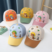 Nyári babasapka aranyos rajzfilm dinoszaurusz gyerek baseballsapka kültéri hálós, légáteresztő, állítható fiú lány gyerek napsapka Gorras