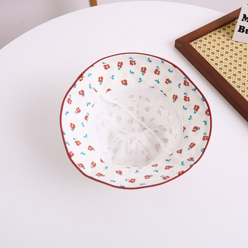 Χαριτωμένο καπέλο μωρού με κουβά παπιγιόν Νέο ανοιξιάτικο καπέλο για αγόρια για κορίτσια Υπέροχο λουλουδάτο καλοκαιρινό παιδικό καπέλο ψαρέματος για 6-24 εκατ.