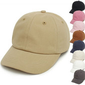 Gyerek sapkák Gyerek egyszínű pamut légáteresztő snapback sapka baba aranyos állítható napkalap lány nyári baseball sapka 1-5 éves korig