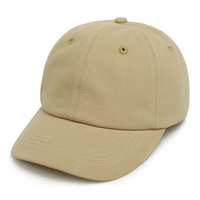 Gyerek sapkák Gyerek egyszínű pamut légáteresztő snapback sapka baba aranyos állítható napkalap lány nyári baseball sapka 1-5 éves korig