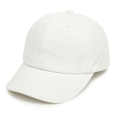 Gyerek sapkák Gyerek egyszínű pamut légáteresztő snapback sapka baba aranyos állítható napkalap lány nyári baseball sapka 1-5 éves korig
