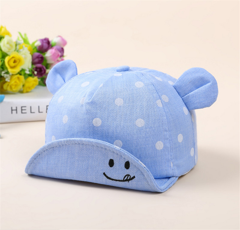 Βρεφικό καπέλο ηλίου 8-20 μηνών Βαμβακερό καλοκαιρινό ριγέ γείσο παραλίας 5 χρώματα Επιλέξτε