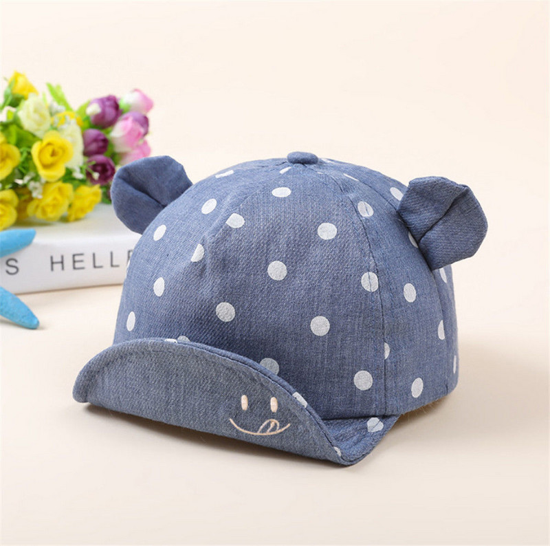 Βρεφικό καπέλο ηλίου 8-20 μηνών Βαμβακερό καλοκαιρινό ριγέ γείσο παραλίας 5 χρώματα Επιλέξτε