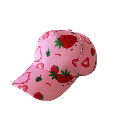 Kids Peaked Hat Fiúknak Lányoknak Gyermek baseballsapka Állítható Snapback sapkák Nyomtatott Beach Visor Napvédő Kalap бейсболка детская