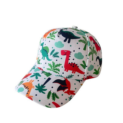 Kids Peaked Hat Fiúknak Lányoknak Gyermek baseballsapka Állítható Snapback sapkák Nyomtatott Beach Visor Napvédő Kalap бейсболка детская