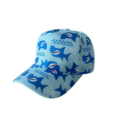 Kids Peaked Hat Fiúknak Lányoknak Gyermek baseballsapka Állítható Snapback sapkák Nyomtatott Beach Visor Napvédő Kalap бейсболка детская