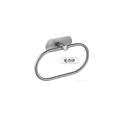 Δαχτυλίδι για πετσέτες μπάνιου από ανοξείδωτο ατσάλι Αυτοκόλλητες πετσέτες θήκη Πετσέτες χειρός επιτοίχιες για κουζίνα μπάνιου