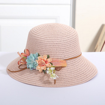 Νέα καλοκαιρινά παιδικά ψάθινα καπέλα για μωρά για κοριτσάκια αναπνεύσιμο δαντελένιο καπέλο φιόγκο Καπέλο ηλίου παραλίας Παιδικό καπέλο πριγκίπισσας ταξιδιού