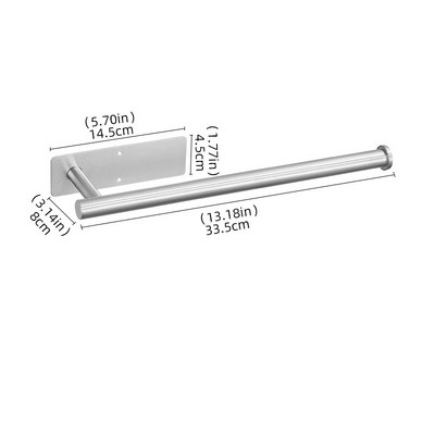 304 θήκη για χαρτοπετσέτες από ανοξείδωτο ατσάλι χωρίς διάτρηση, ντουλάπι κουζίνας, θήκη για ρολό, θήκη για πετσέτες μπάνιου, κρεμαστή κρεμάστρα για πετσέτες