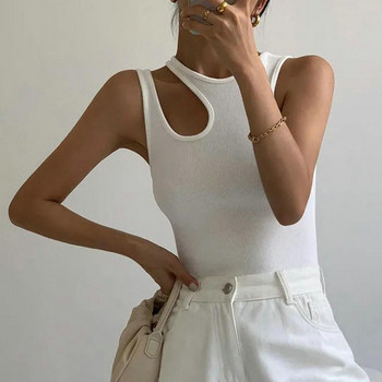 Καλοκαιρινό Crop Top Chic Push-Up Γυναικείο Tank Top Γυναικείο Κορεάτικο στιλ Καλοκαιρινό τοπ Γυναικείο Off Shoulder Γυναικείο Tank Top Lady ένδυμα