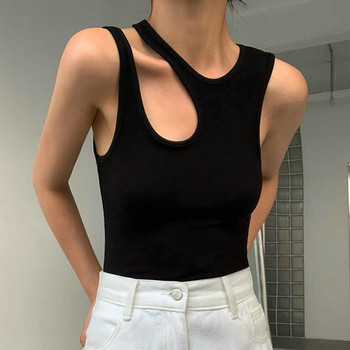 Καλοκαιρινό Crop Top Chic Push-Up Γυναικείο Tank Top Γυναικείο Κορεάτικο στιλ Καλοκαιρινό τοπ Γυναικείο Off Shoulder Γυναικείο Tank Top Lady ένδυμα