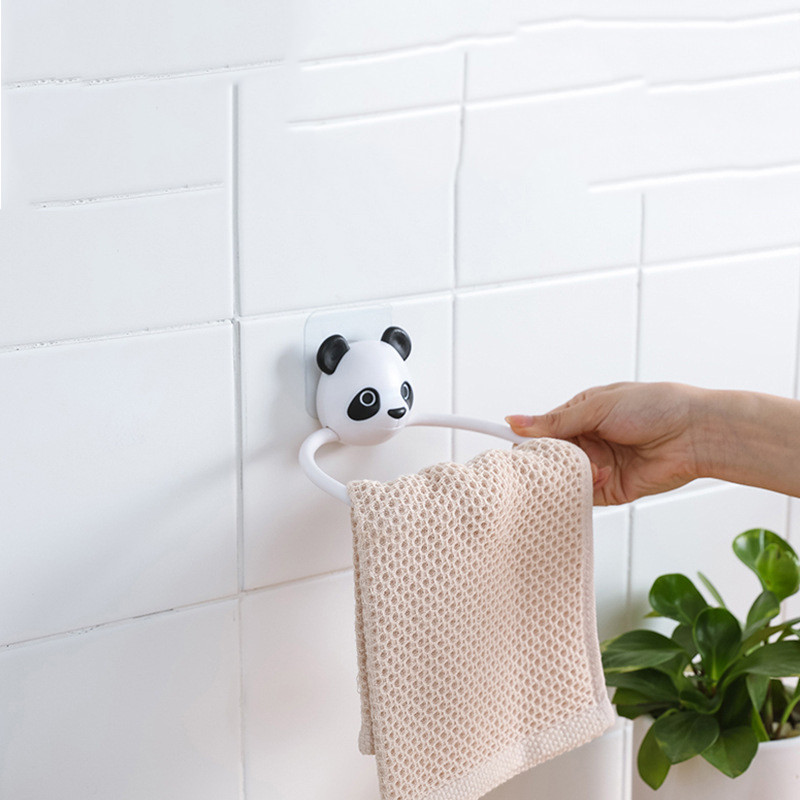 1 ΤΕΜ. ABS Cartoon Animals Κρεμάστρα για πετσέτες Τουαλέτα μπάνιου για παιδιά Κρεμάστρα για πετσέτες Κρεμάστρα σπιτιού Δαχτυλίδι για πετσέτες κουζίνας