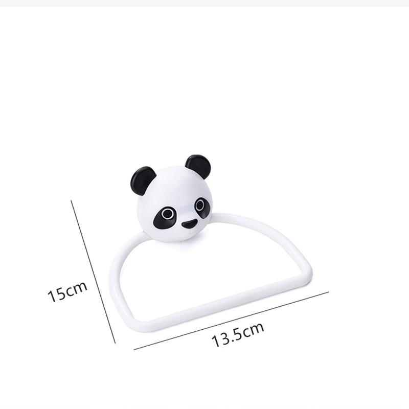 1 ΤΕΜ. ABS Cartoon Animals Κρεμάστρα για πετσέτες Τουαλέτα μπάνιου για παιδιά Κρεμάστρα για πετσέτες Κρεμάστρα σπιτιού Δαχτυλίδι για πετσέτες κουζίνας