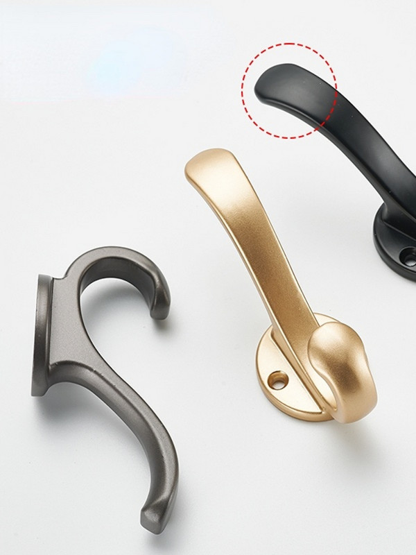 Pannlart Άγκιστρο τοίχου από κράμα ψευδαργύρου Μοντέρνα κρεμάστρα τοίχου Βιδωτοί γάντζοι Παράθυρο Ντουλάπα Πόρτα Κουζίνα Μπάνιο Δωμάτιο Θήκη για πετσέτες