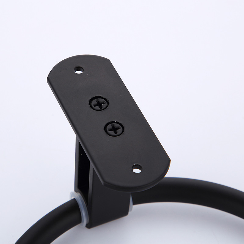 Φορητή κρεμάστρα για πετσέτες, στρογγυλή κρεμάστρα αλουμινίου, επιτοίχια αξεσουάρ μπάνιου Αδιάβροχη κρεμάστρα για πετσέτες