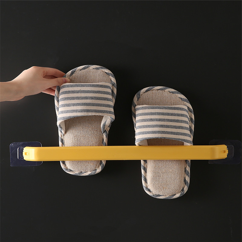 Αυτοκόλλητη μπάρα πετσετών μπάνιου Βάση ράφι ράφι μπάνιου πετσέτα τουαλέτας ράφι κουζίνας Μονή ράβδος αποθήκευσης Επιτοίχια