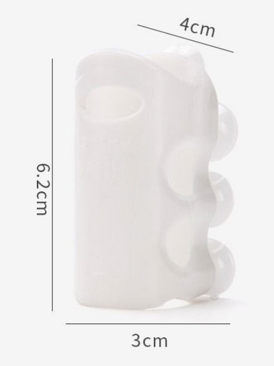 Silikoninis dušo galvutės laikiklis Galingas siurbiamasis daugkartinis nuimamas sieninis siurbimo puodelis dušo laikiklis Vonios kambario priedai