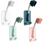 Isekleepuv dušipea kronstein 360° dušipea hoidja Reguleeritav seinakinnitus 2 konksuga alusega SPA vannitoatarvikud